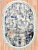 Ковер овальный Rodin 6829 белый / бежевый