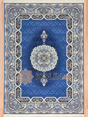 Ковер Zilli 1985 синий / белый