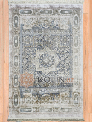 Ковер Rodin 6817 синий / белый Ковер Rodin 6817 синий / белый