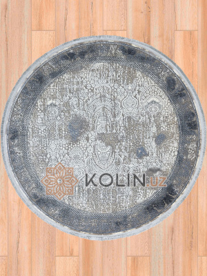 Ковер круглый Therapy 6868 серый Ковер круглый Therapy 6868 серый