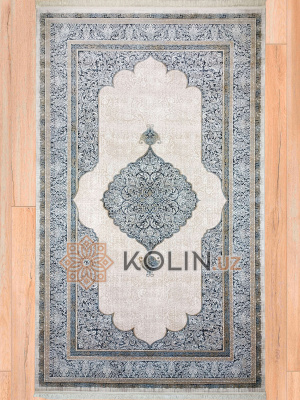 Ковер Rodin 6814 белый / голубой Ковер Rodin 6814 белый / голубой