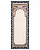 Молитвенный коврик Гулистон J007A кремовый