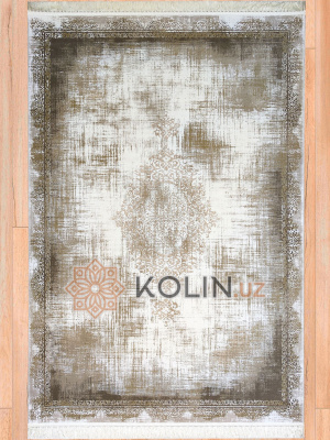 Ковер Rodin 6802 белый / коричневый Ковер Rodin 6802 белый / коричневый