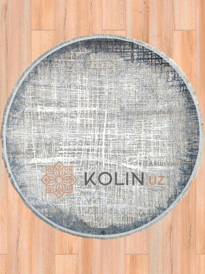 Ковер круглый Therapy 6854 серый