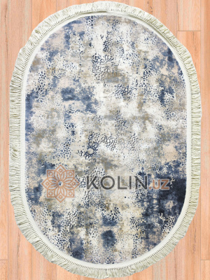 Ковер овальный Rodin 6829 белый / бежевый