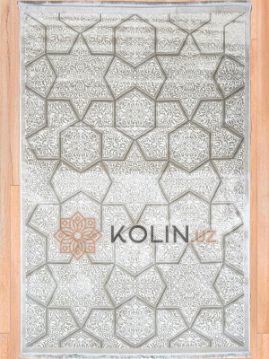 Ковер Therapy 6866 серый / белый